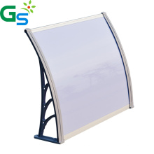 Uv Coating Window Well Cover Rain Shade Polycarbonate Solid Sheet Aluminum Canopy